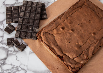 Plancha completa de brownie