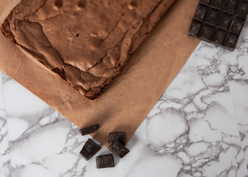 Plancha completa de brownie
