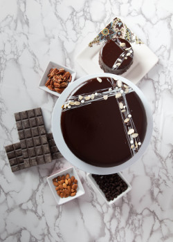 Chocotarta (nuez y almendra)